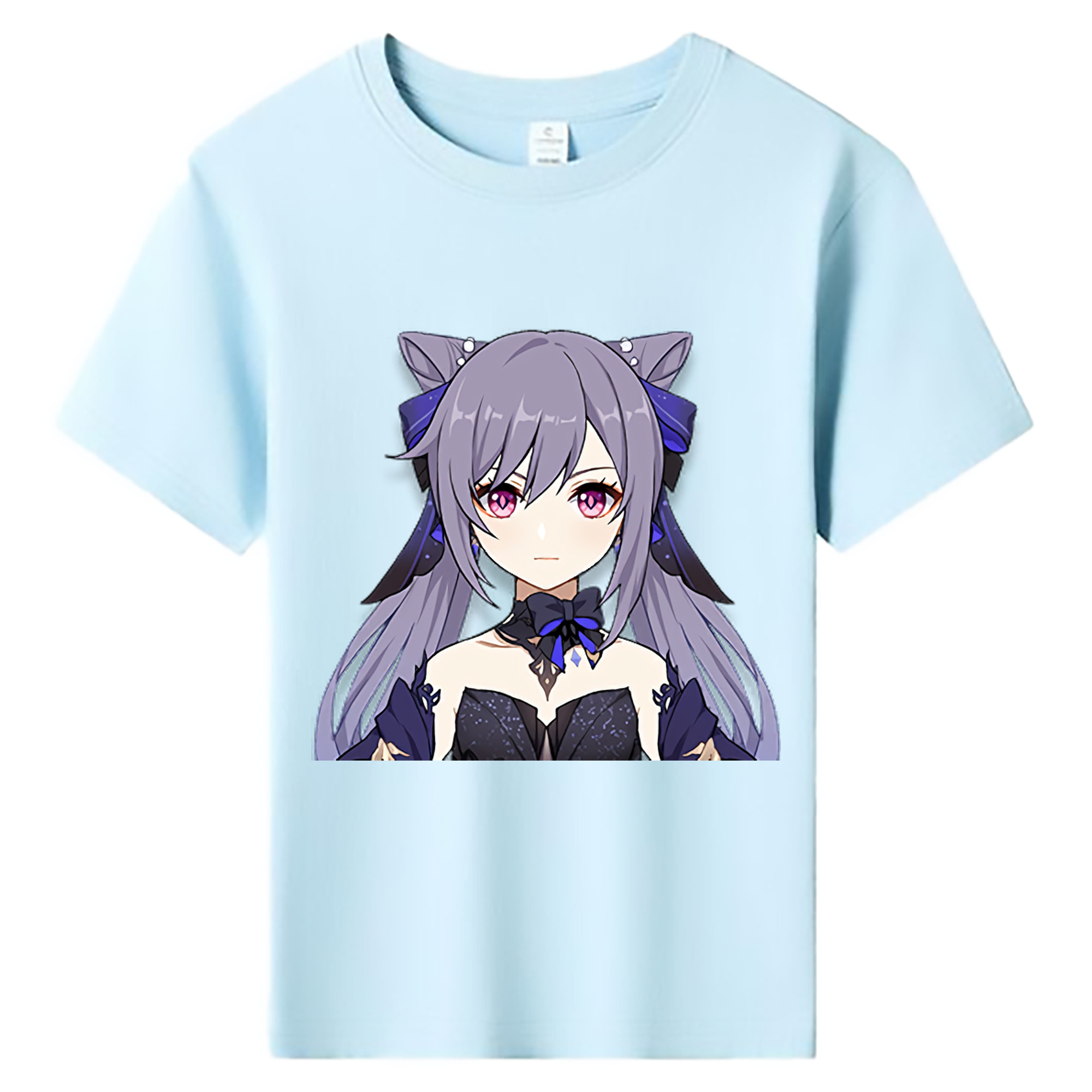 げんし神 刻晴 こくせい genshin Kokusei 綿100％キッズTシャツ（フロントプリント）